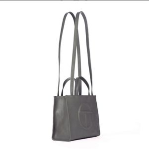Telfar Medium Shopper Gray